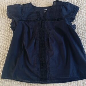 Gap Cap Sleeves Peasant Top - size Large